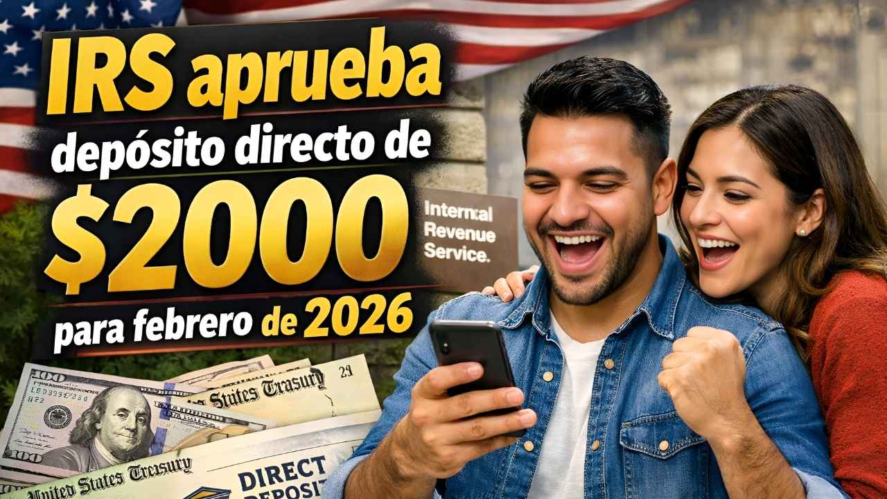 IRS aprueba depósito directo de $2000 para febrero de 2026: Conozca la elegibilidad, fechas de pago e instrucciones del IRS