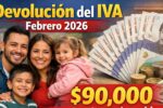 Devolución del IVA febrero 2026: $90,000 para familias vulnerables, cómo inscribirse y día de giro